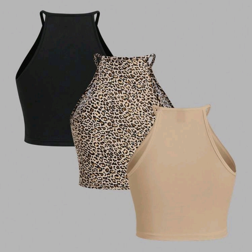 BUNDLE SHEIN Curve Women's Size 0XL Halter Tank Set - Picture 11 of 11